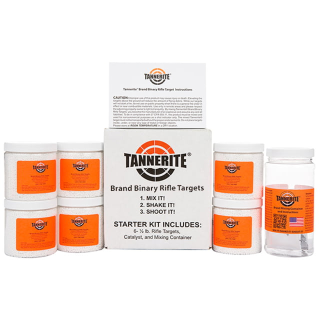 Tannerite Starter Kit Single Box of 6 Targets 1/2 lb