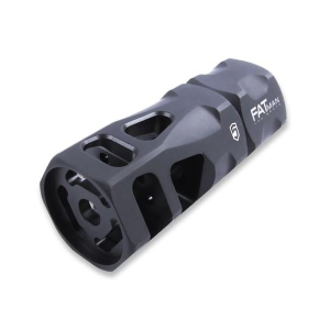 Phase-5-Weapon-Systems Phase 5 FATman Hex Brake - 1/2 x 28 RH  Parkerized Finish  223 Rem/556NATO