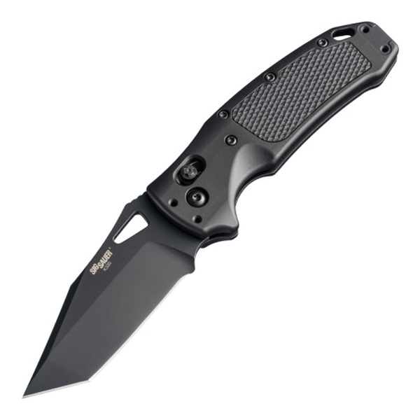 Hogue Sig K320 AXG Pro Folding Knife Tanto Black - Premium, Durable, Lightweight and Reliable Handle - 36364