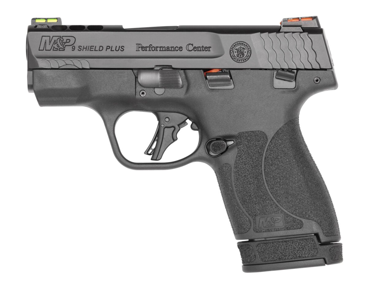 Smith and Wesson SHIELD PLUS PC 9MM 13+1 FO PR 13254 | THUMB SAFETY | PORTED