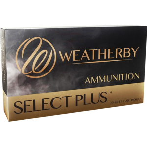 Weatherby Select Plus 6.5mm-300 Weatherby Magnum Ammo 156 Grain Berger Elite Hunter Jacketed Hollow Point Box of 20