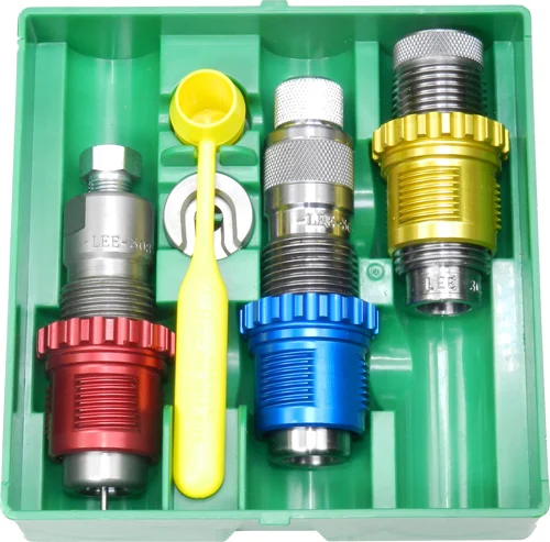 LEE PACESETTER 3-DIE SET - BREECH LOCK BUSHINGS 7MM RM