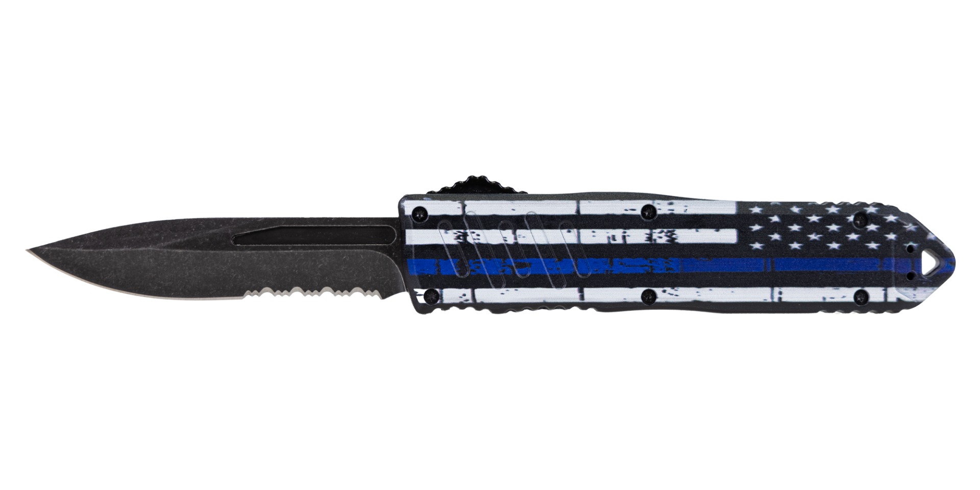 Master Cutlery Otf Pocket Knife, 9.00" Overall - KN-8108BLLM