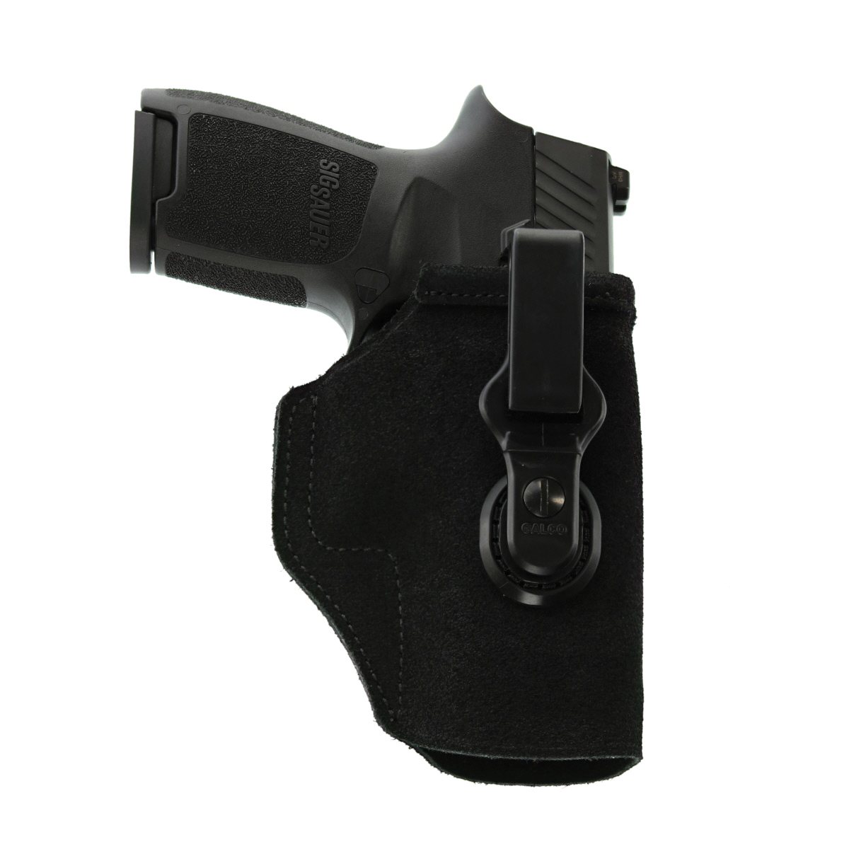 Galco Tuck-N-Go 2.0 Sig Sauer P365 X-Macro IWB Holster Ambidextrous - Black Leather, Compact and Adjustable for Enhanced Concealment - TUC894B
