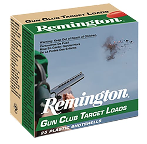 Remington Gun Club 2.75" 20 Gauge Ammo 9, 25/box - GC209
