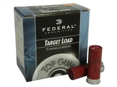 Federal 12 Gauge Ammunition Top Gun Target TG12EL8 2-3/4 8 Shot 7/8oz 1200fps Case of 250 Rounds