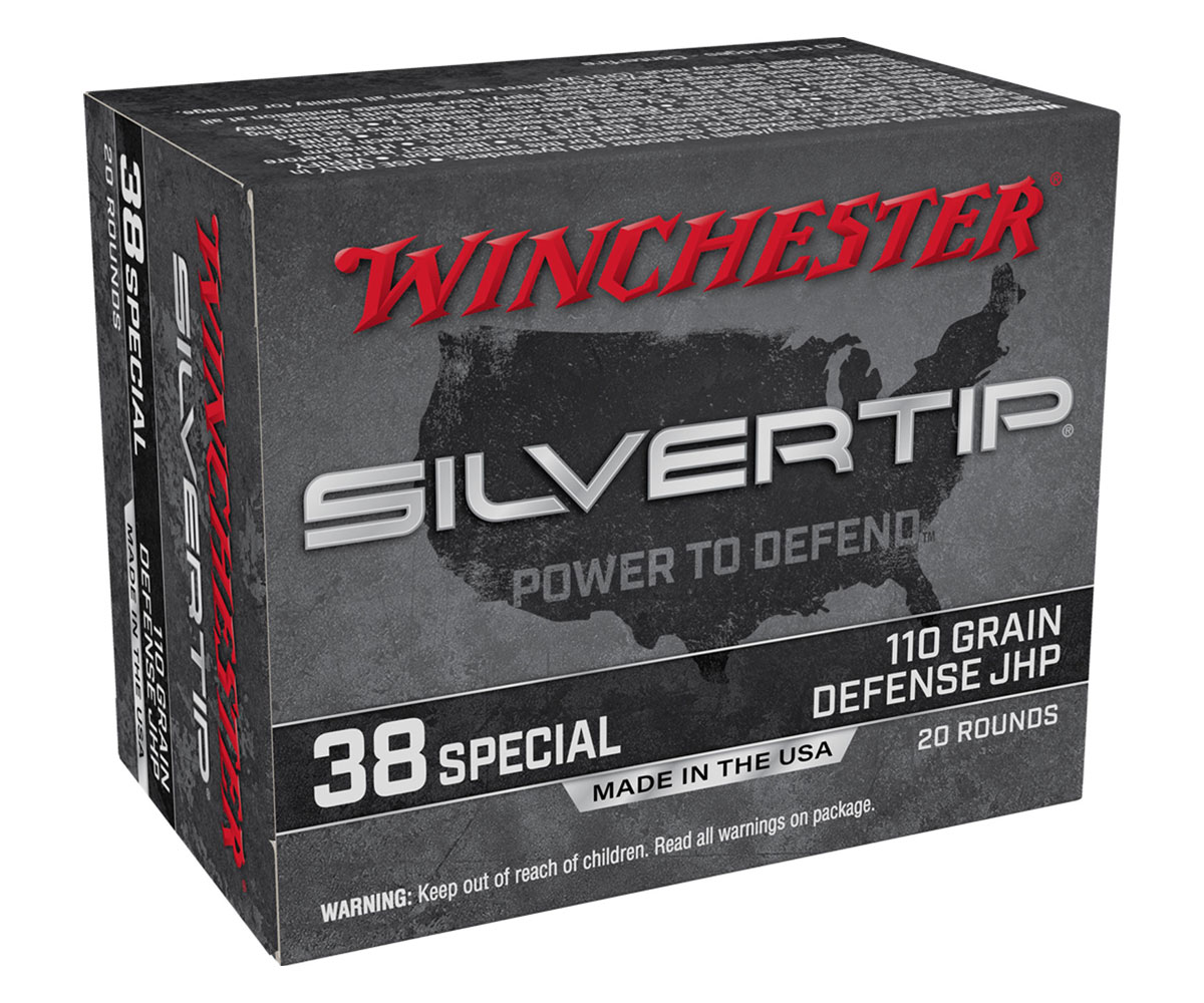 Winchester Silvertip 110 gr JHP .38 Special Ammunition 20 Rounds - W38ST