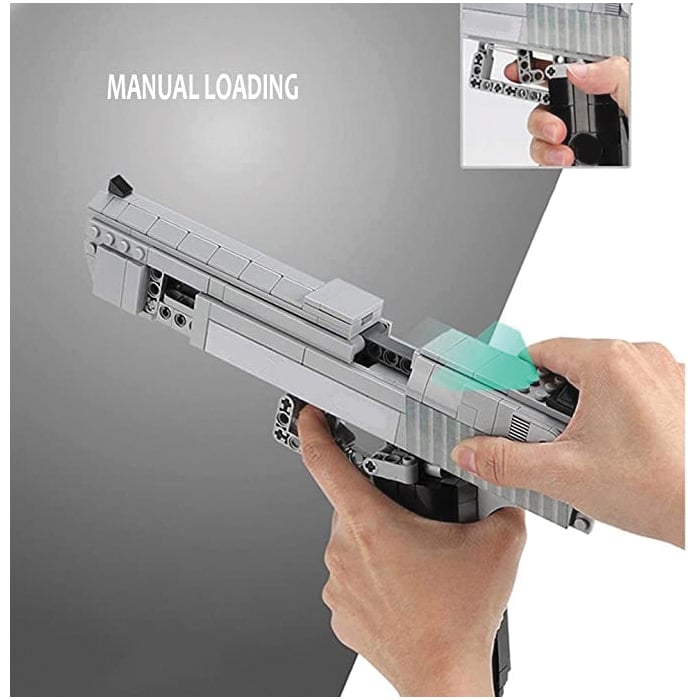 Caliber Gourmet Building Block Hand Gun Toy