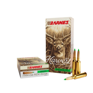 Barnes Harvest Sierra Tipped GameKing Ammunition 7mm-08 Rem 150gr PT 2725 fps 20/ct