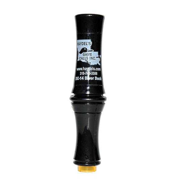 Haydels Single Reed Portable Diver Duck Call, Black - DC-14
