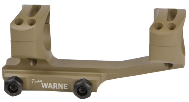 Warne Gen 2 Extended Skeletonized 34mm MSR Mount Dark Earth