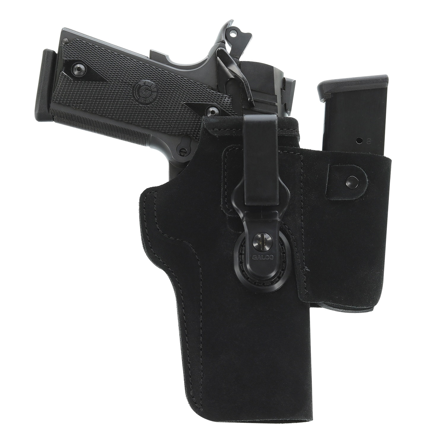 Galco WalkAbout 2.0 Glock 42 Leather IWB Holster Ambidextrous, Black - WK2460B
