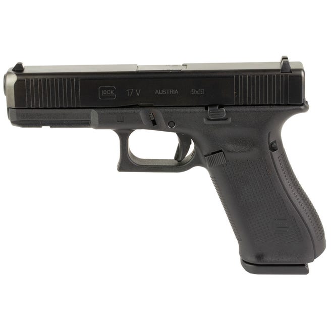 GLOCK G17 V 9MM 10+1 4.49" FS 3-10RD MAGS | FRONT SERRATIONS