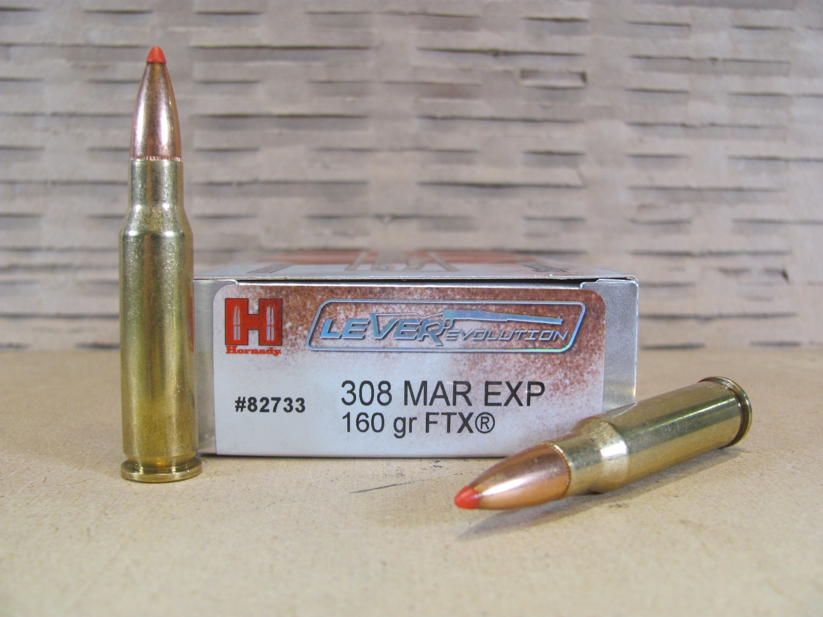 20 Round Box – 308 Marlin Express 160 Grain FTX Hornady LeverEvolution Ammo – 82733