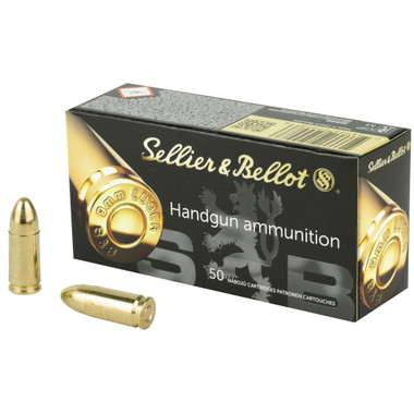 Sellier & Bellot 9mm Luger 115 Grain Full Metal Jacket
