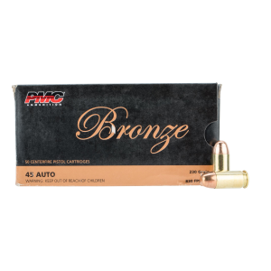 PMC Bronze 45 ACP 230gr Full Metal Jacket Ammo - Box of 50
