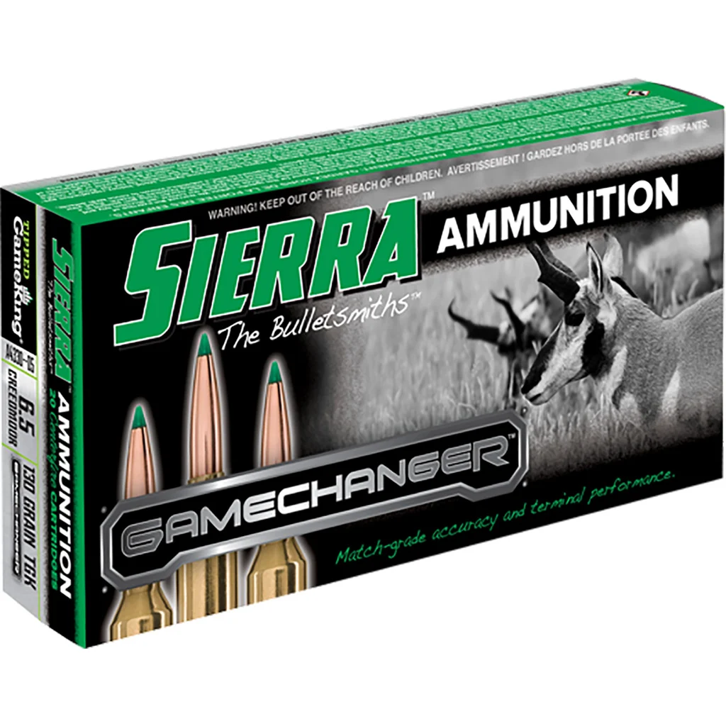 Sierra GameChanger Rifle Ammo 6.5 Creedmoor 130 gr. TGK 20 Rd.