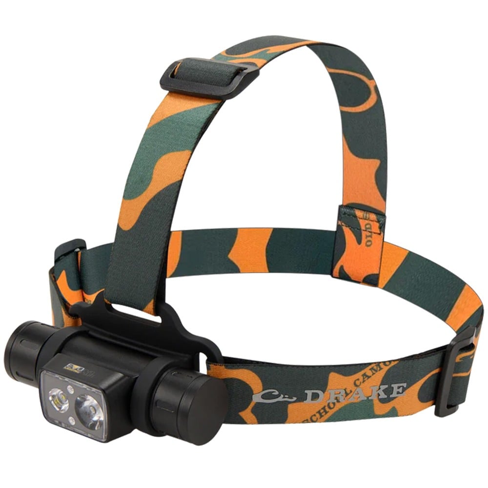 Drake EVO1500 Headlamp, Old School Blaze