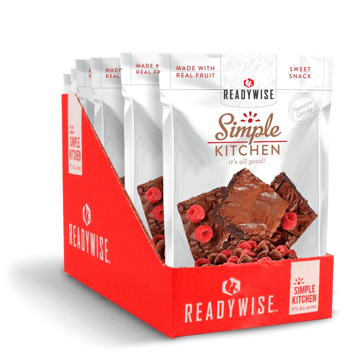 ReadyWise Simple Kitchen Raspberries & Brownie Bites 6 Count - RWSK05-023