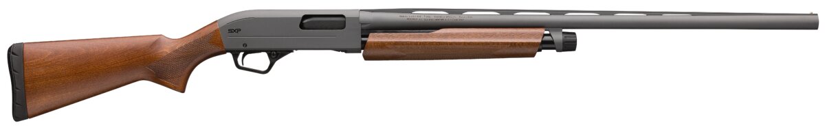 Winchester SXP HG UPL FLD 12/26 BL/WD 3"# SATIN FINISH STOCK