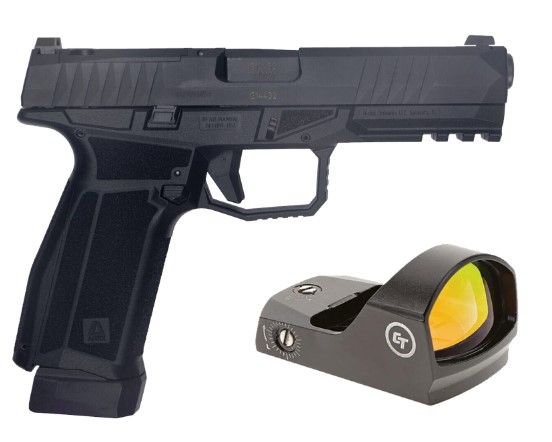 AREX DELTA L OR 9mm Semi Auto Handgun with Red Dot