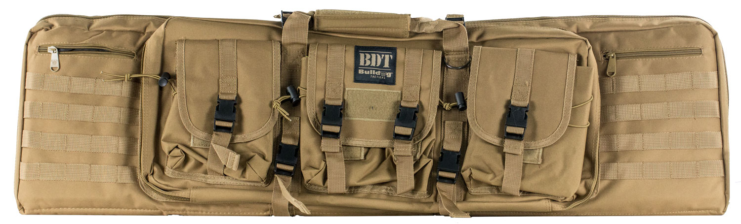Bulldog Cases BDT Tactical Double Rifle Bag, 43", Tan - BDT60-43T
