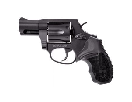 Taurus 856 Ultra-Lite Small .38 Spl Revolver w/ Gold Accents, Anodized Matte Black - 2-856021ULGLD