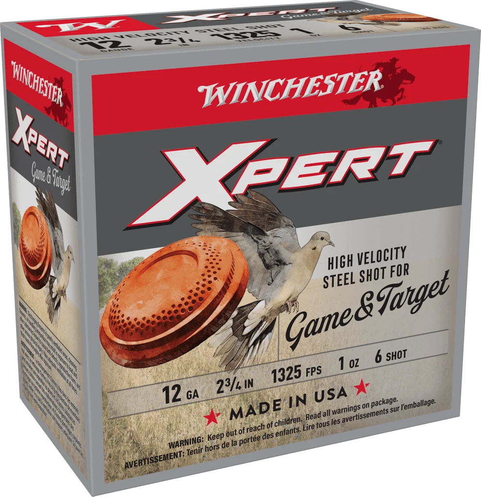 WINCHESTER XPERT 12GA 2-3/4" 1OZ #6 STEEL SHOTSHELL 25RD/250RD