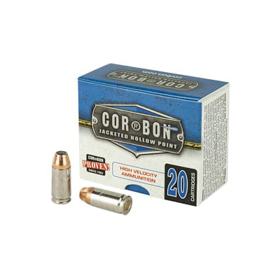 CorBon Self Defense 9mm Ammo 90 Grain JHP +P, 20 rds/box - 990