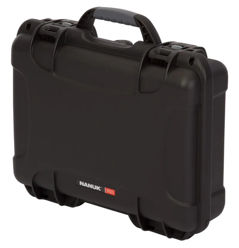 Nanuk 9101001 910 Waterproof Black Resin w/ Foam Padding Approved