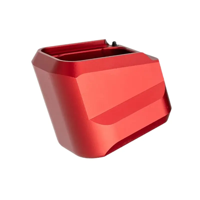 Tyrant CNC TDVP9MAGEXRED Magazine Extension Fits H VP9/VP40/VP30 5rd Red Aluminum