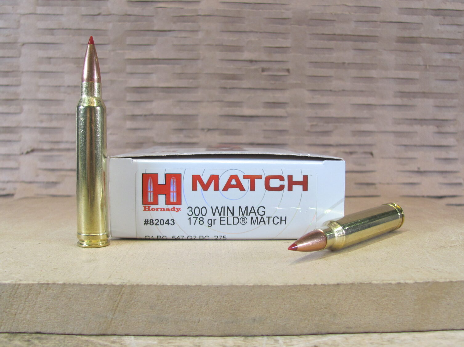 200 Round Case – 300 Winchester Magnum 178 Grain ELD Match Hornady Match Ammo – 82043
