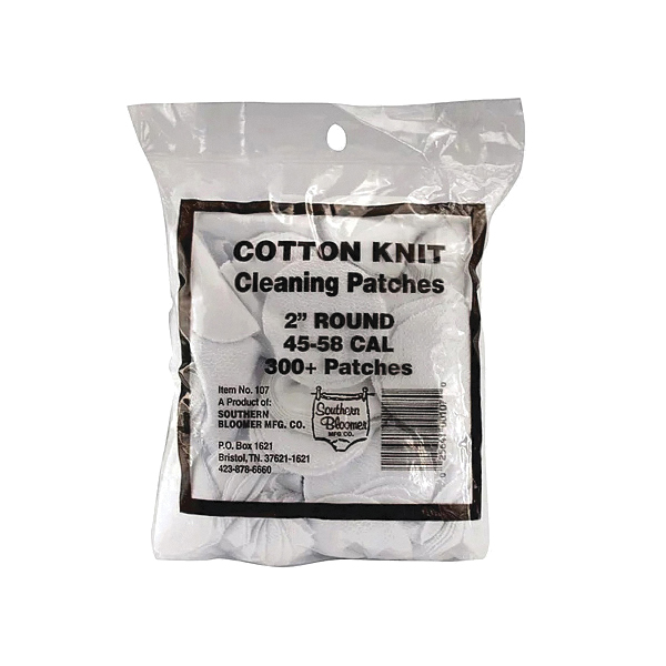 Southern Bloomer .45 Cal/.50 Cal 2" Round Cleaning Patch, Carton of 300