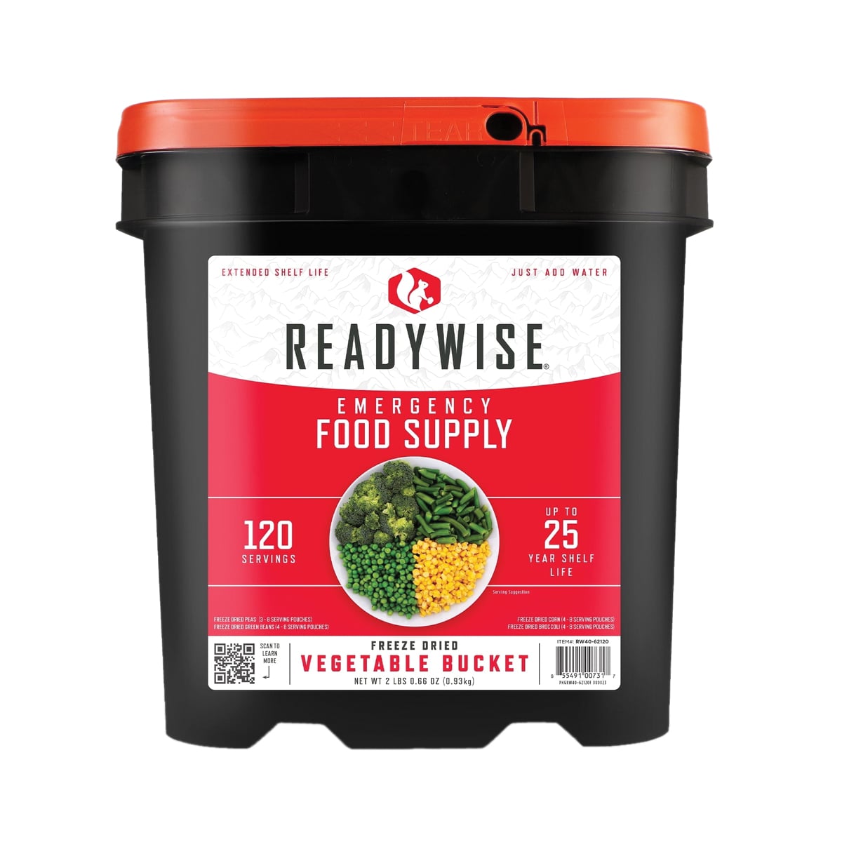 ReadyWise Freeze Dried Vegetable Bucket
