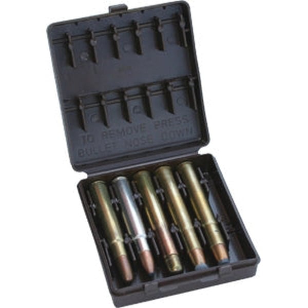 MTM Case Gard Big Game .378 Weatherby Magnum/.500 Nitro Express Ammo Wallet, 10rds Brown
