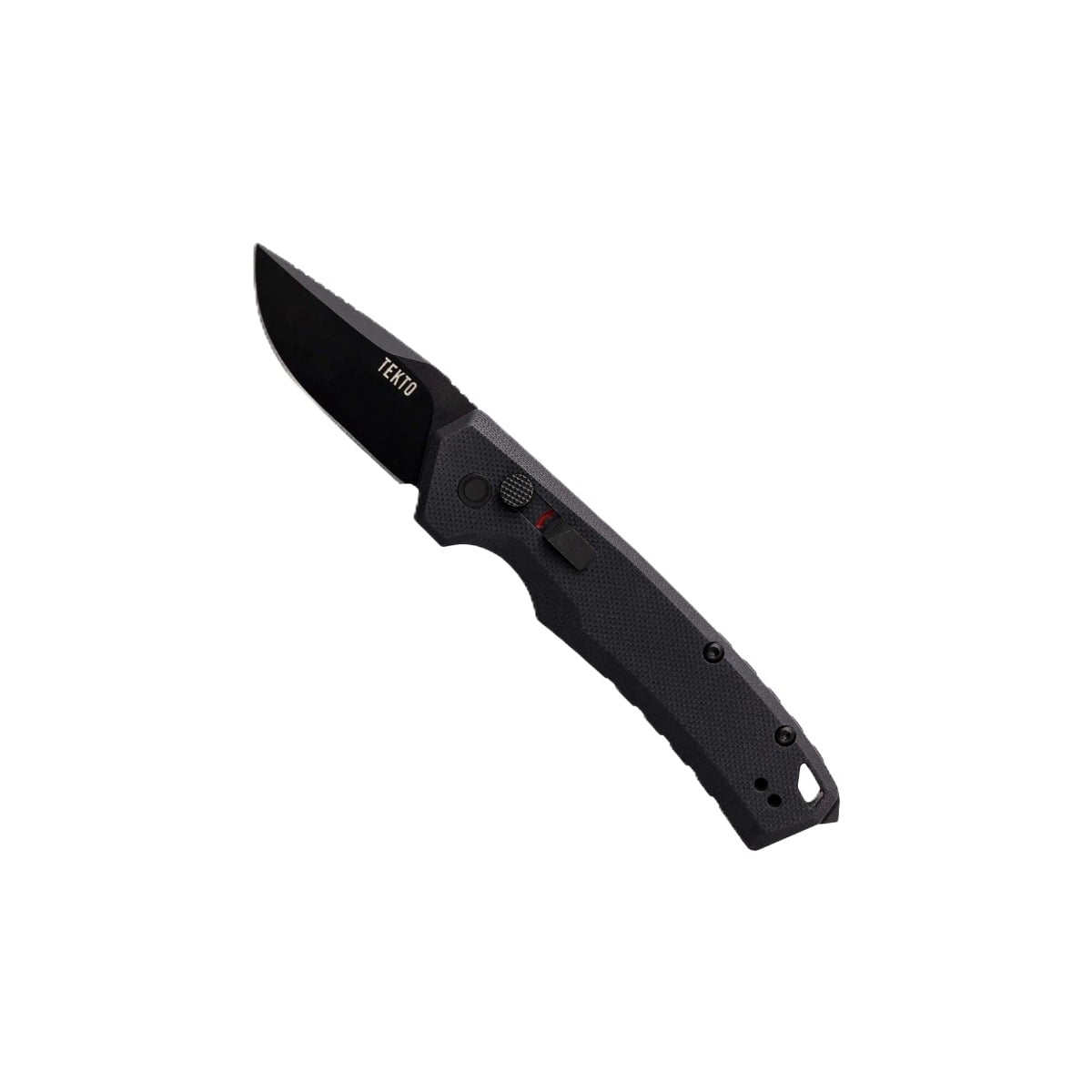 Tekto Knives A3 Delta Mini Auto Folding Knife, Black