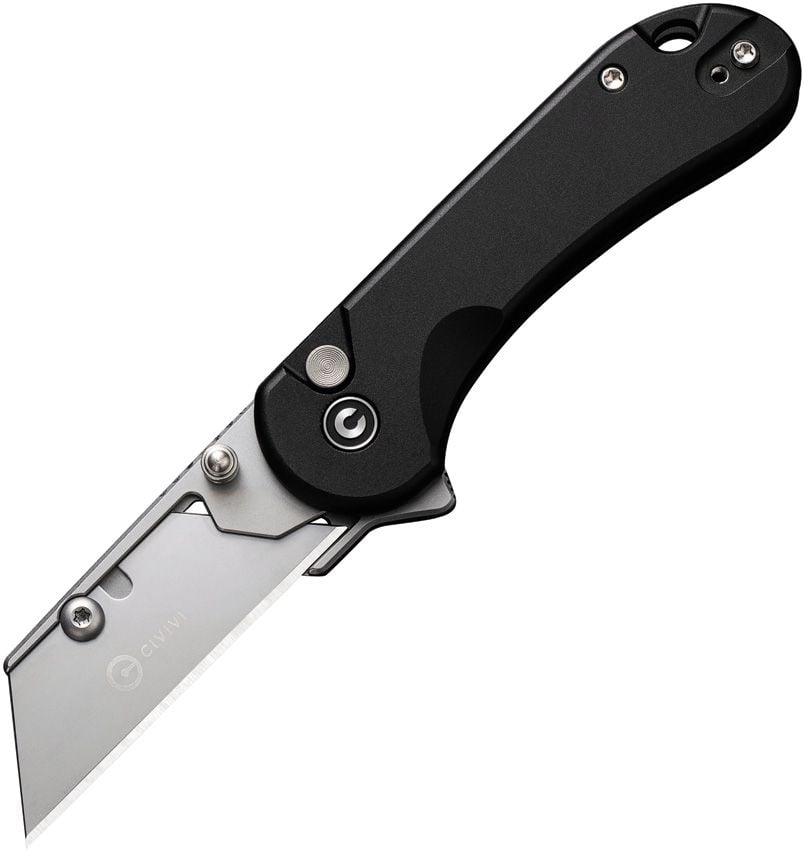 Civivi Elementum Folding Utility Knife, Black - CIVC23039B1