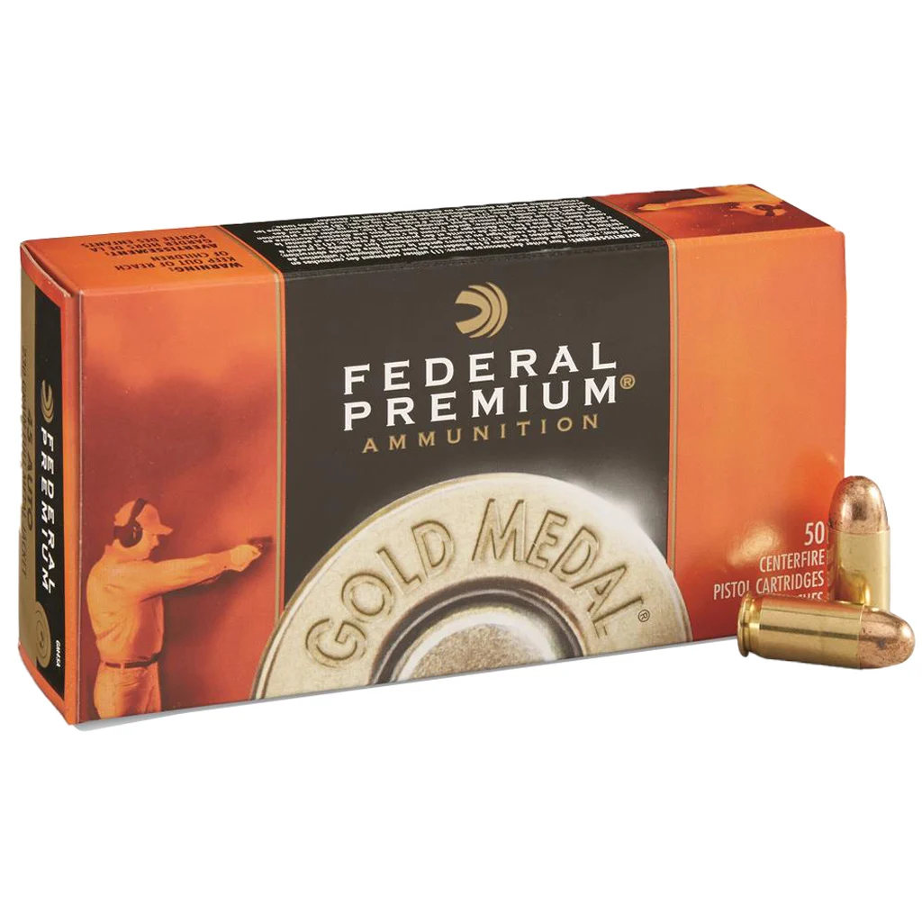 Federal Gold Medal Pistol Ammo 40 S 180 gr. FMJ 50 rd.