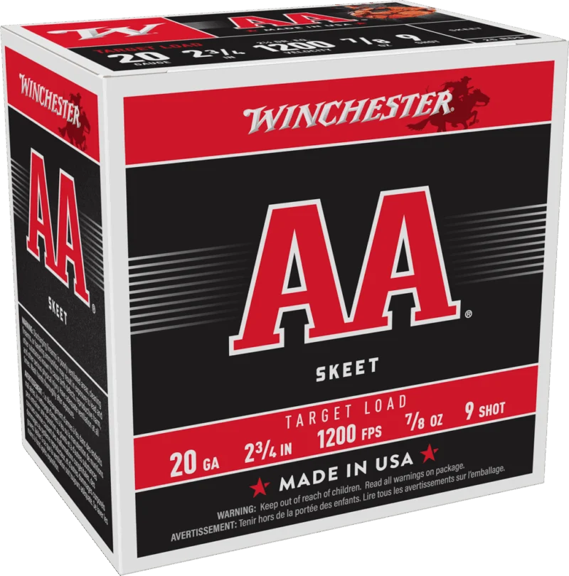 WINCHESTER AA SKEET LD 20GA 23/4 #9