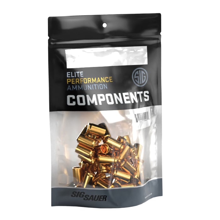 Sig Sauer .45 ACP Unprimed Component Pistol Brass, 100rds