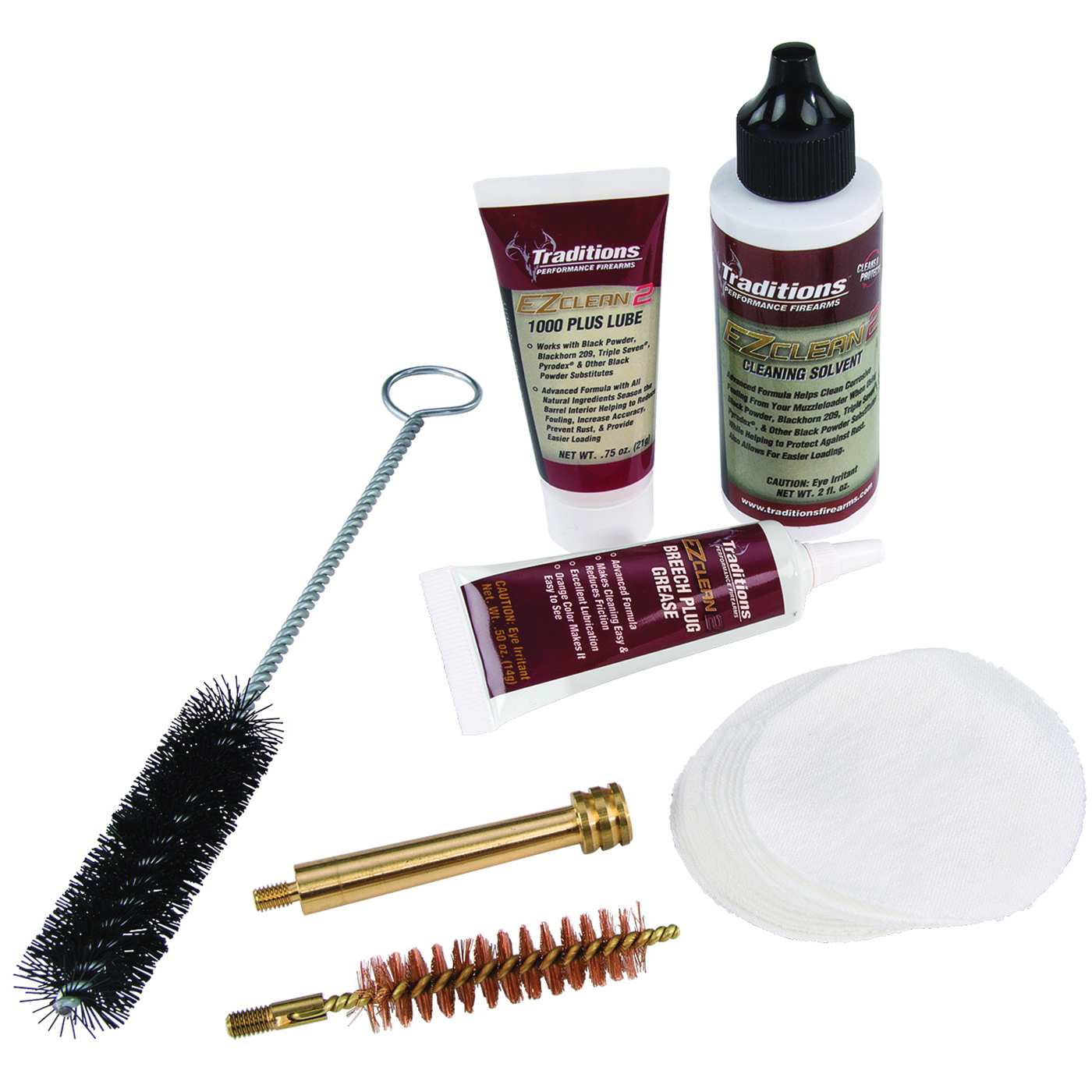 Traditions Firearms EZ Clean .50 Muzzleloader Cleaning Kit - A3960