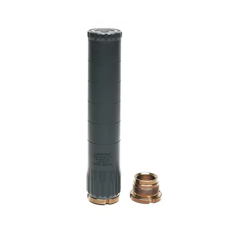 LANTAC M-SPEC22S Suppressor — .22 LR, 1/2x28