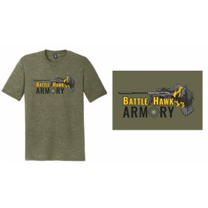 Battlehawk Armory The District Tri-Blend BattleHawk Armory T-Shirt - Military Green Large