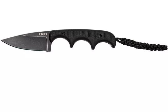 CRKT Minimalist Fixed Knife Drop Point, Black