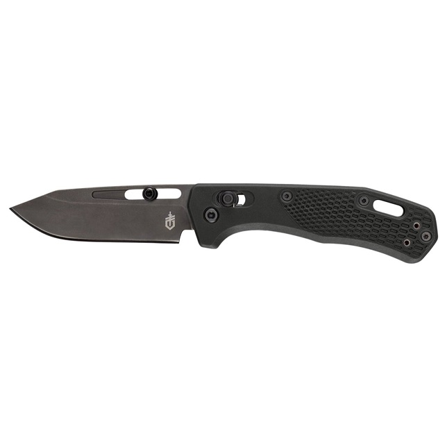 Gerber Assert Folding Drop Point Knife, Black - 30-001919