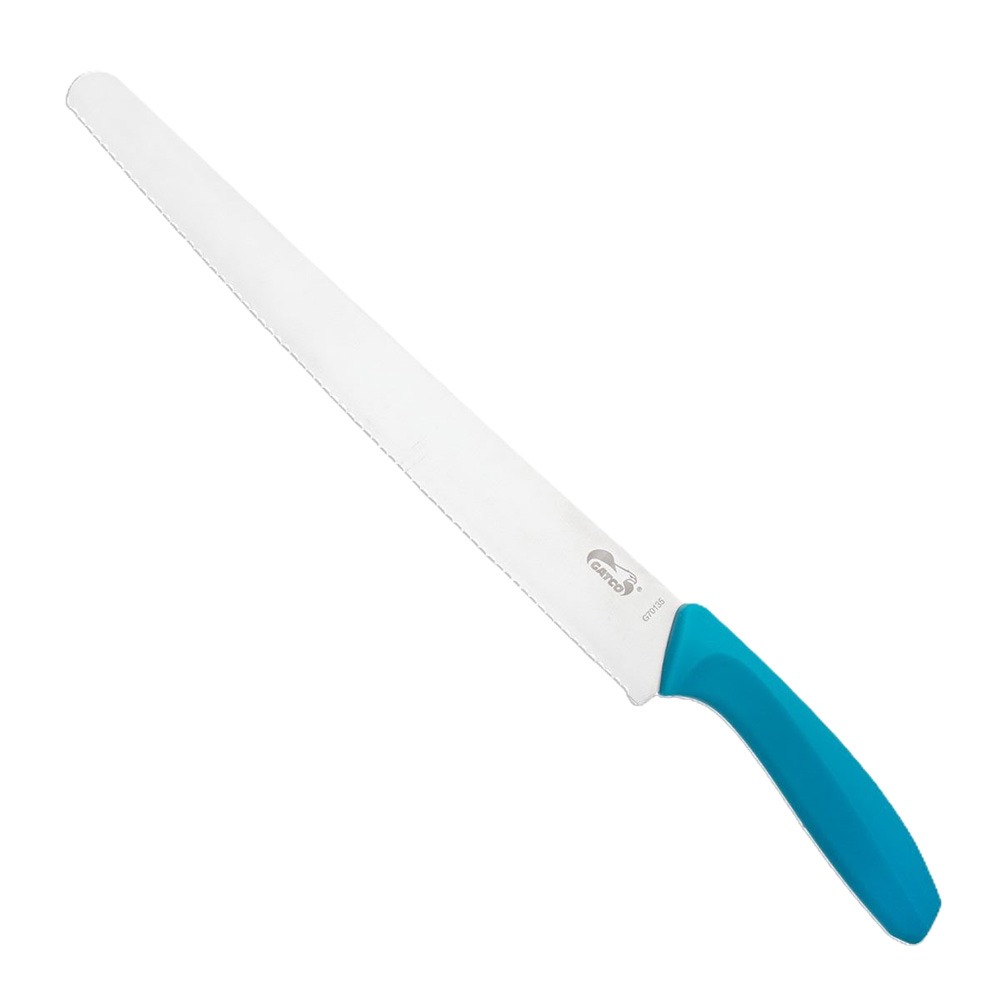 Gatco 14 3/4" BREAD KNIFE, TEAL