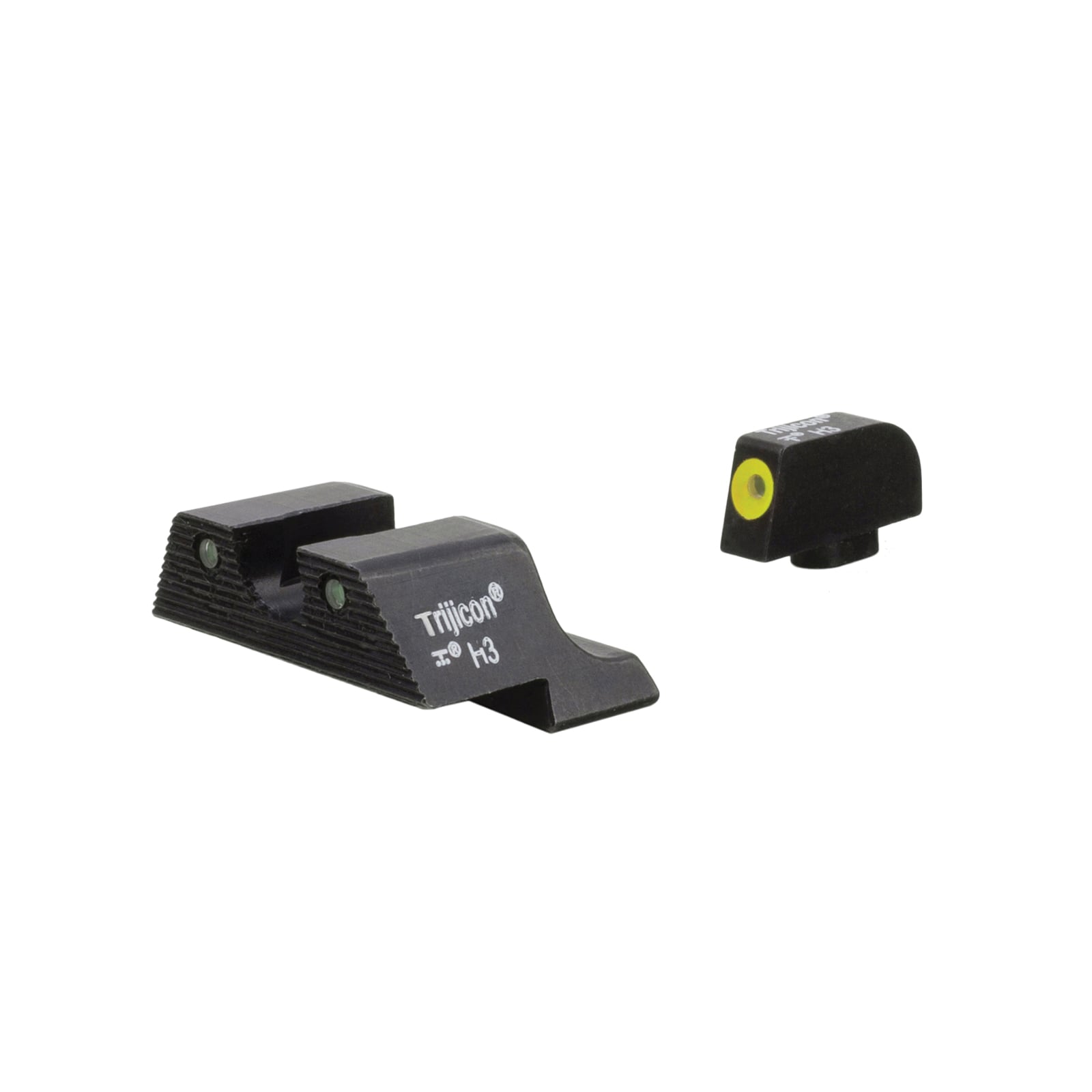 Trijicon HD XR Front/Rear Night Sight Set for Glock 17/17L/19/22/23/24 Pistols - 600835