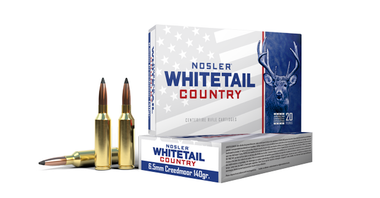 Nosler Whitetail Country 6.5 Creedmoor 140 Grain Spitzer Solid Base Soft Point (SP) Ammo