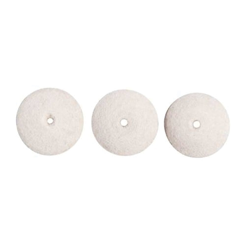 Brownells Unmounted Felt Bob Knife Refill Pack, Pack of 3
