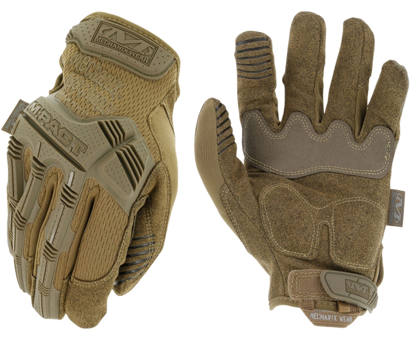 Mechanix Wear M-Pact Touchscreen Synthetic Leather, Coyote, Medium - MPT-72-009